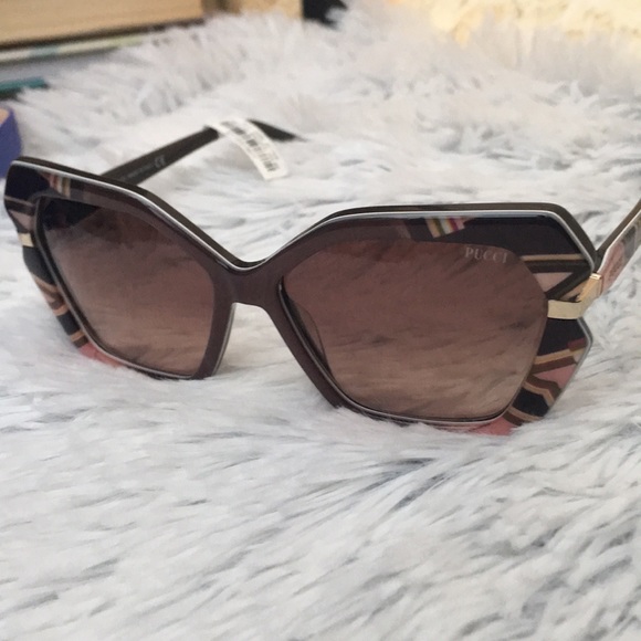 New Emilio Pucci Butterfly Frame Sunglasses - Picture 2 of 12